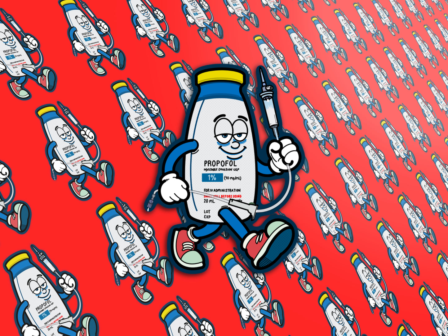 Propofol Pete Sticker