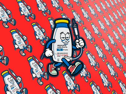 Propofol Pete Sticker