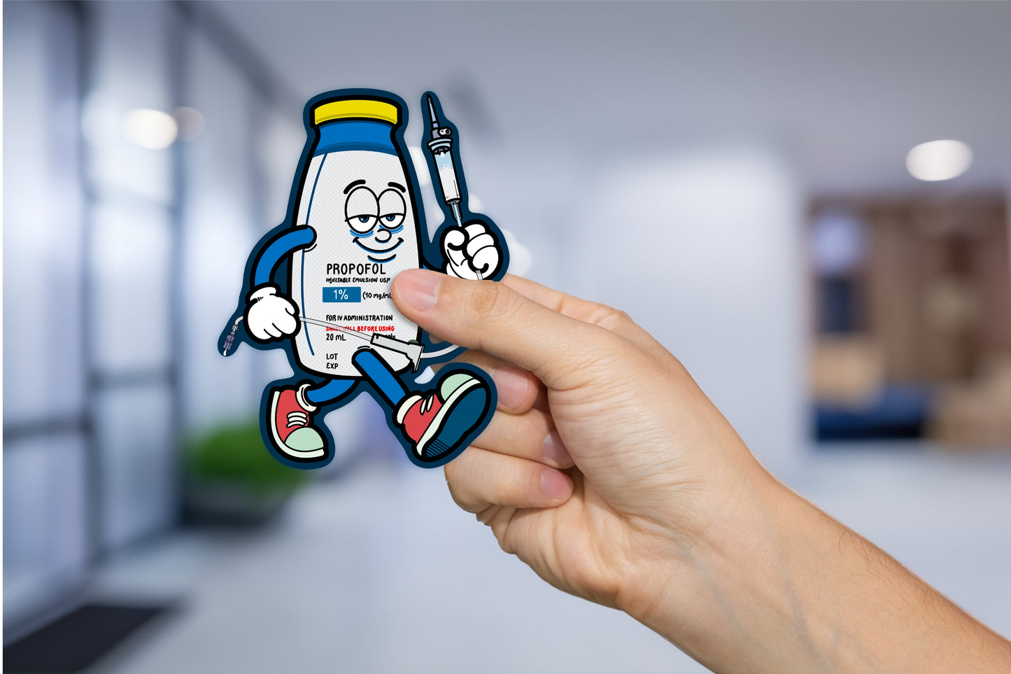 Propofol Pete Sticker