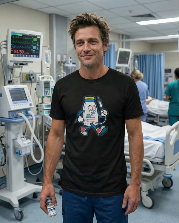 Propofol Pete T-Shirt - RN Art Line