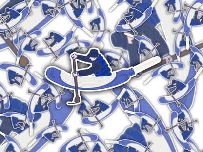 Cooter Canoe Sticker