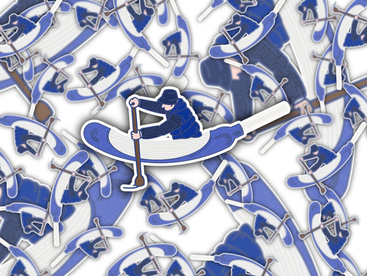 Cooter Canoe Sticker