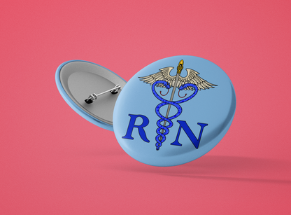 RN Caduceus Button