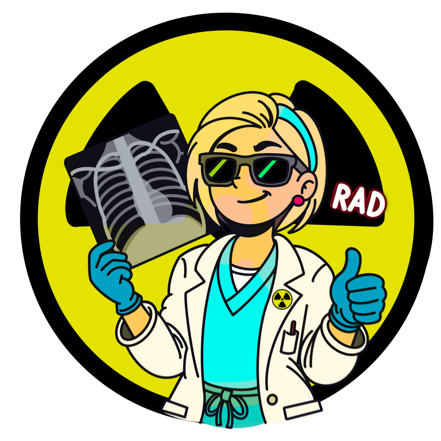 Rad RN (gal version) Radiology Nurse & Tech T-Shirt