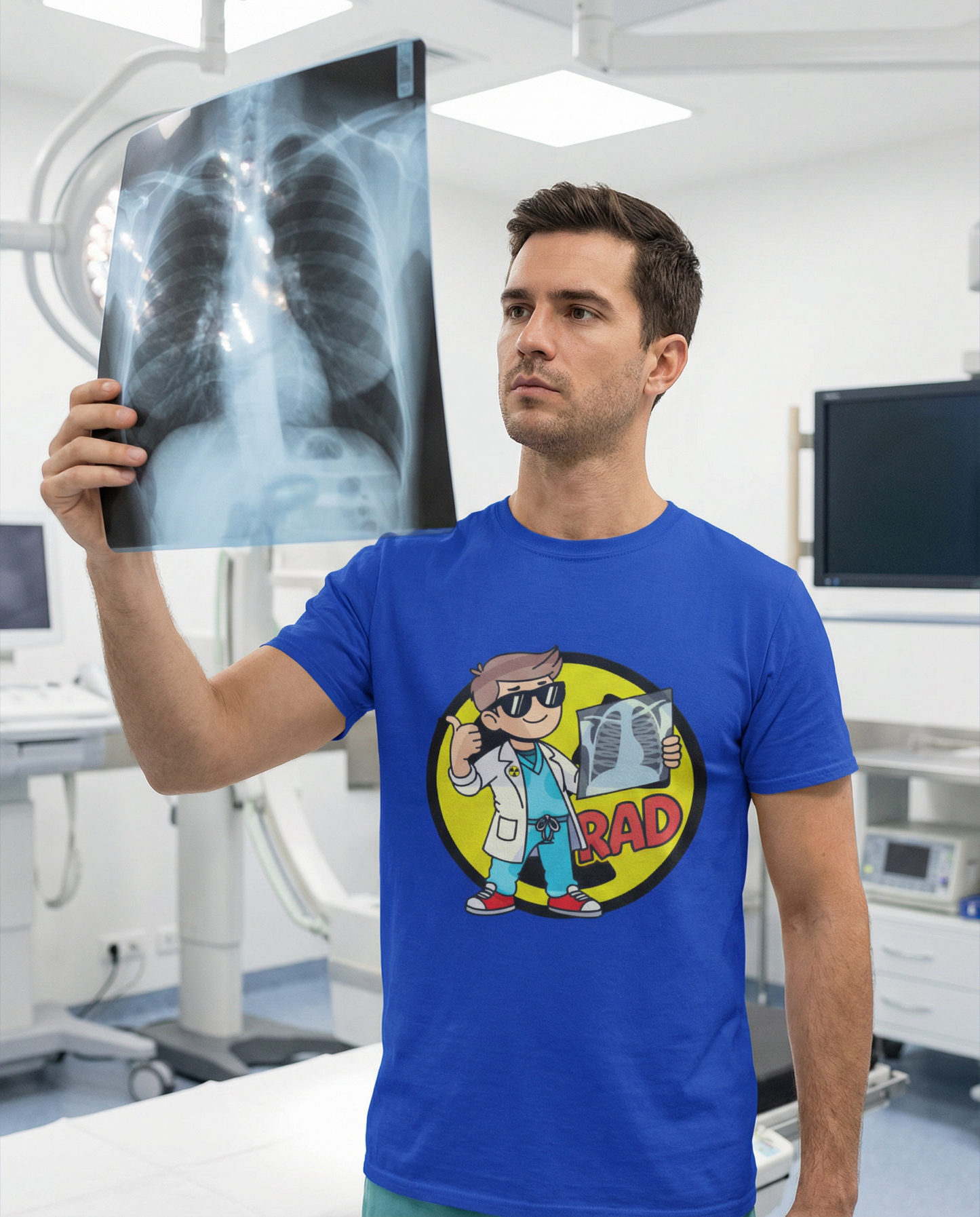 Rad RN T-Shirt (guy version), Funny Radiology Nurse