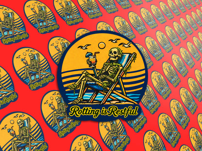 Rotting Is Restful Sticker
