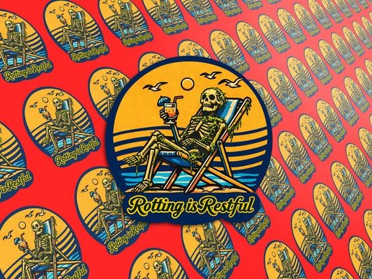 Rotting Is Restful Sticker