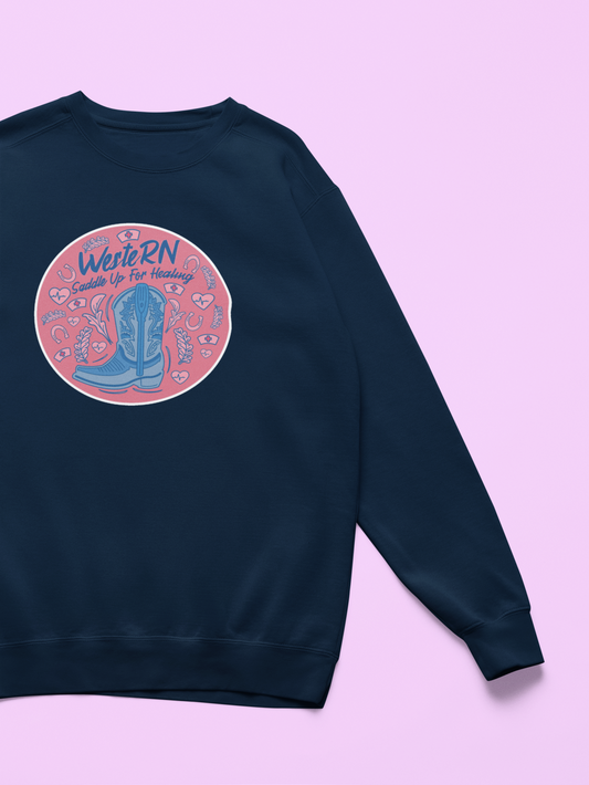 WesteRN Sweatshirt - Saddle Up for Healing