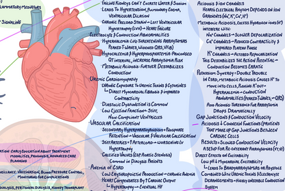 Illustrative Concept Map on End Stage Renal Disease and Chronic Kidney Disease