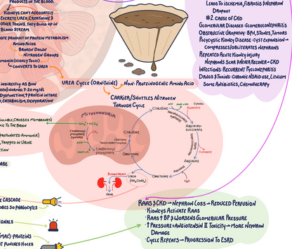 Illustrative Concept Map on End Stage Renal Disease and Chronic Kidney Disease