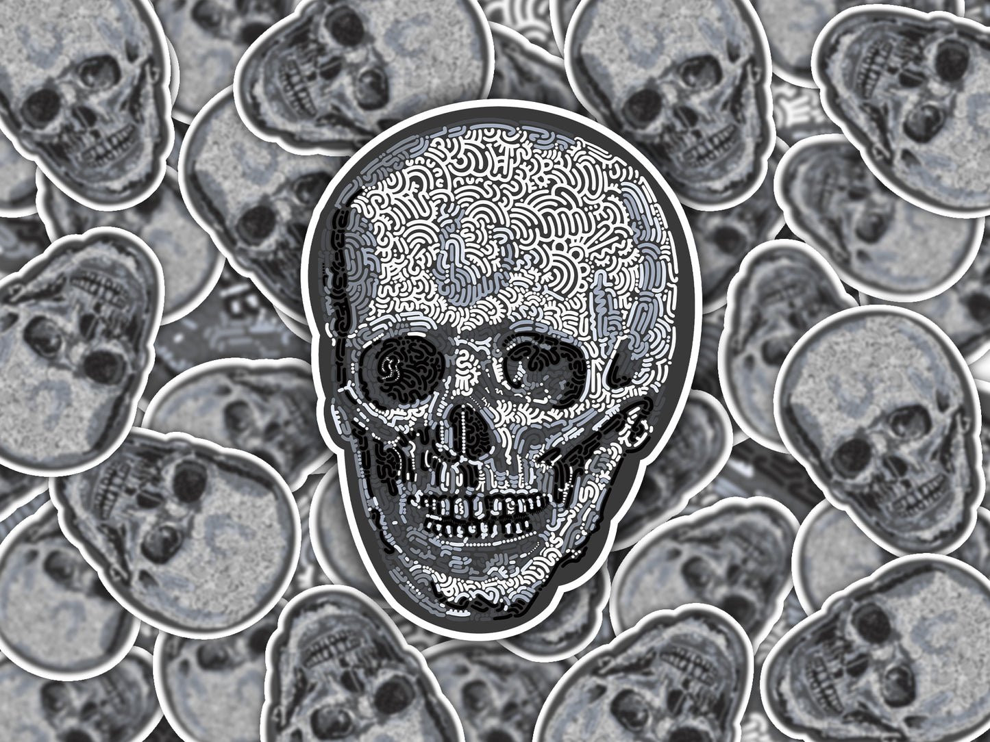 Skull Sticker