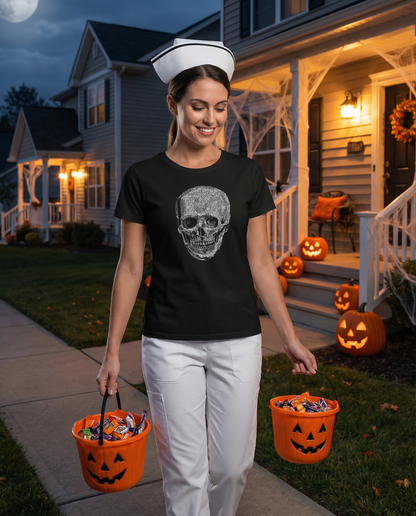 Skull T-Shirt - Artistic Skull Design