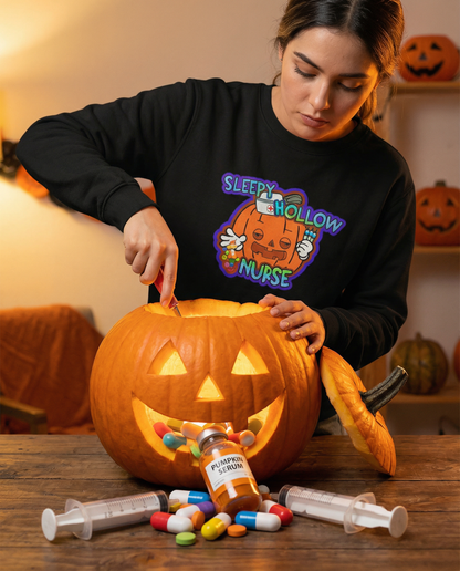Sleepy Hollow Nurse - Halloween Spooky Sweatshirt