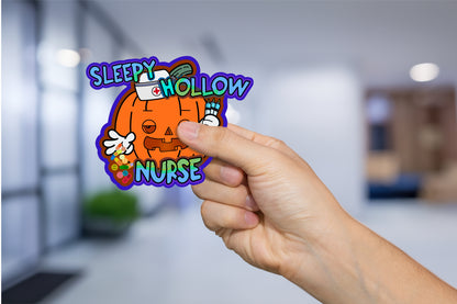 The Legend of "The Sleepy Hollow Nurse" Halloween Nursing Sticker
