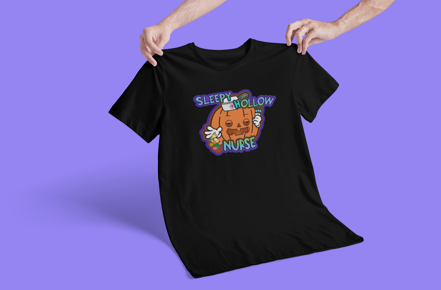 The Legend of The Sleepy Hollow Nurse - Spooky RN T-Shirt
