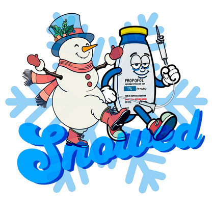 Snowed ICU & Anesthesia T-Shirt