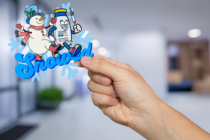 Snowed Sticker -Funny Propofol Sedation Nurse Design
