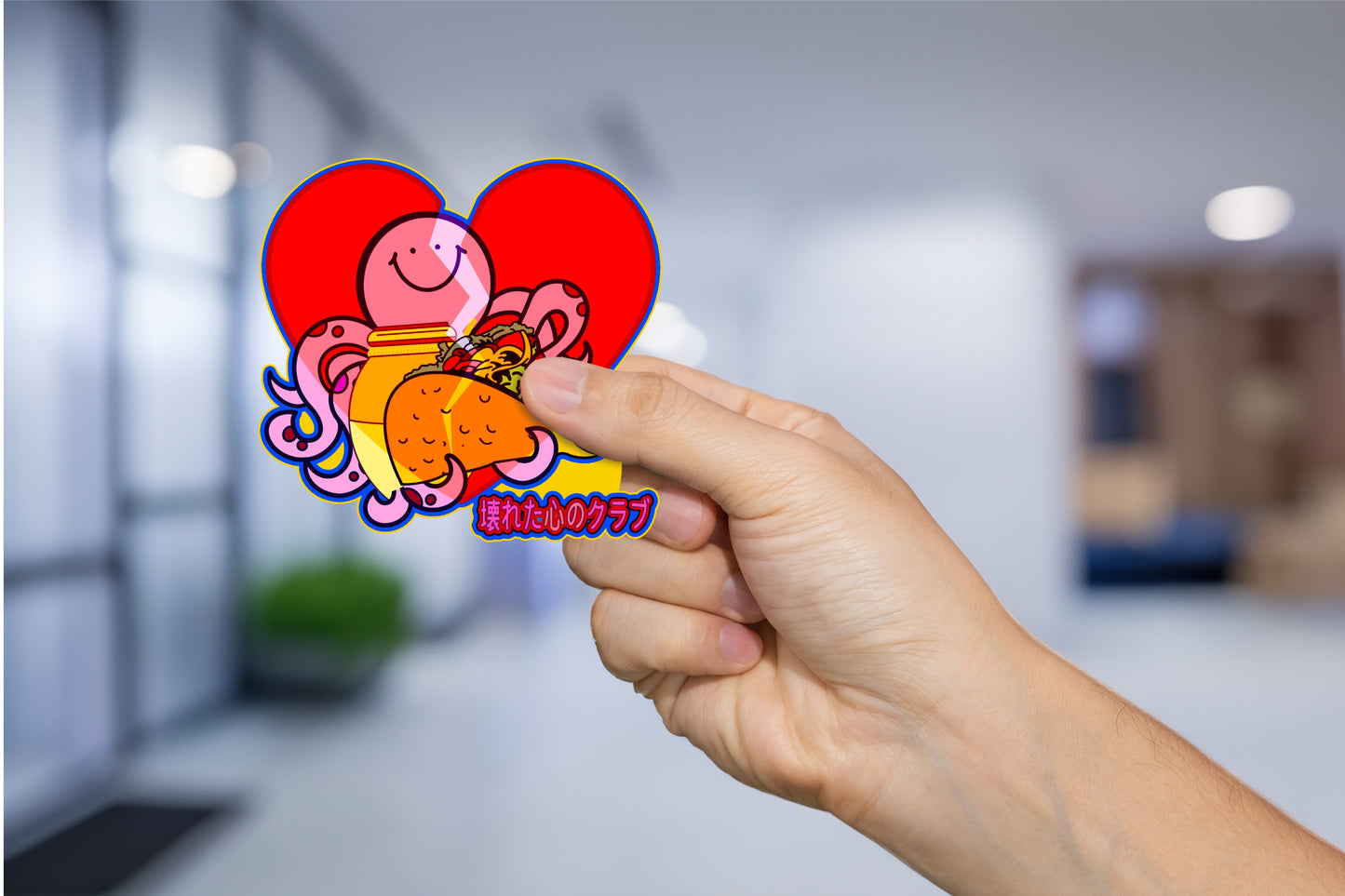 Tako Tsubo, Broken Hearts Club Sticker, Cardiac Nurse Gift, Cath Lab Humor, Heart Health Awareness Decal