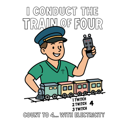 I’m the Conductor of the Train of Four – Guy Conductor Train Shirt