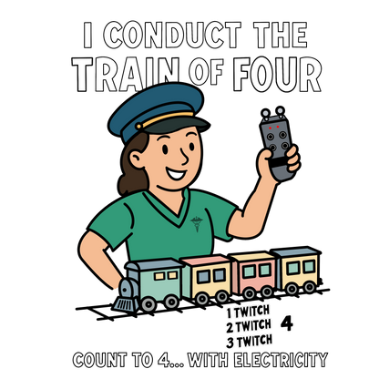 I’m the Conductor of the Train of Four – Girl Conductor Train Shirt