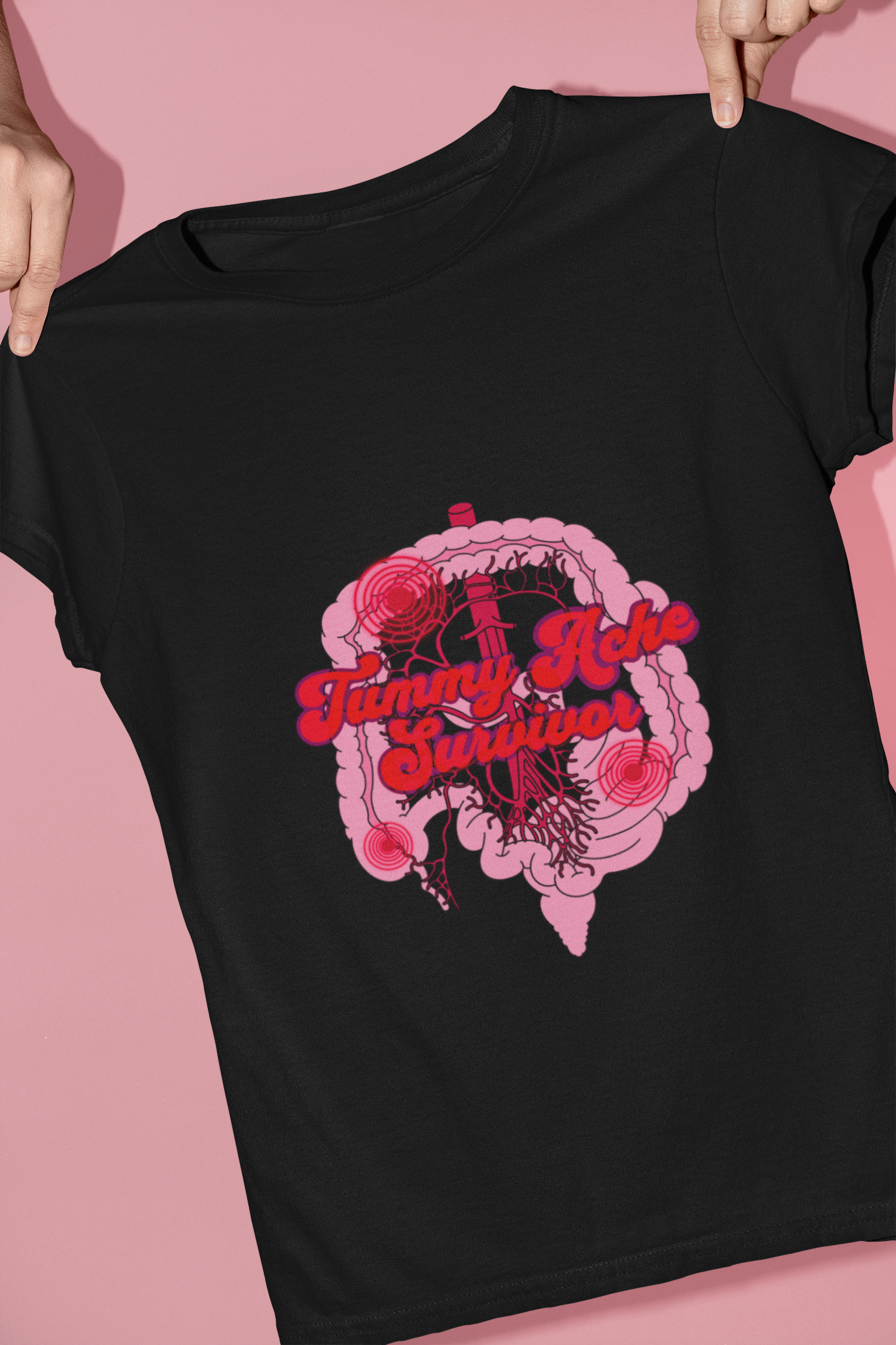 Tummy Ache Survivor Shirt, Gut Health T-Shirt