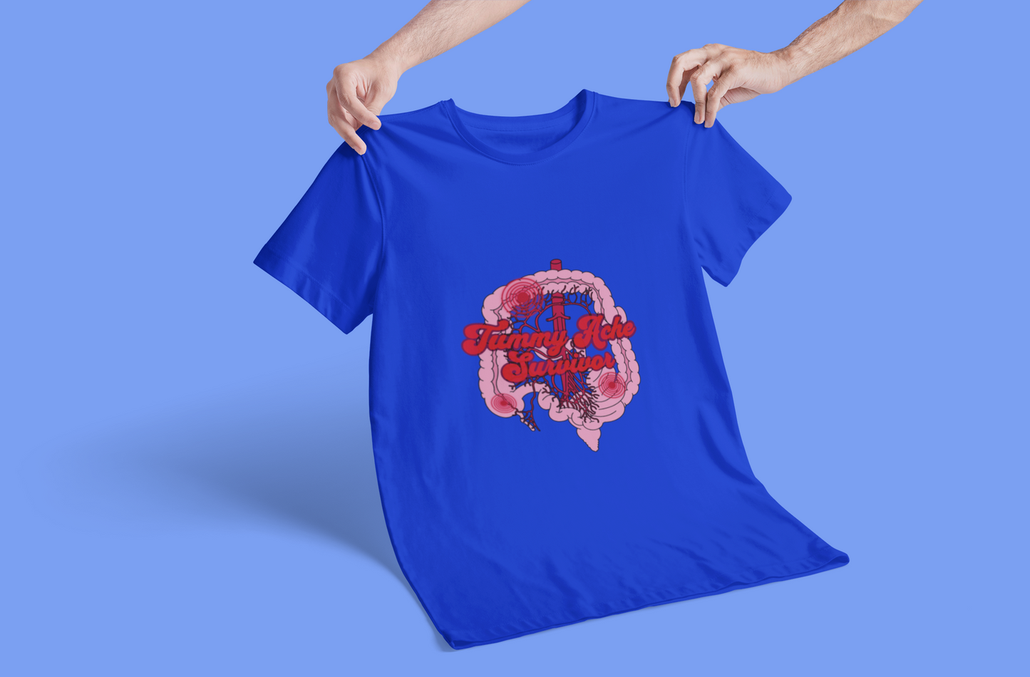 Tummy Ache Survivor Shirt, Gut Health T-Shirt