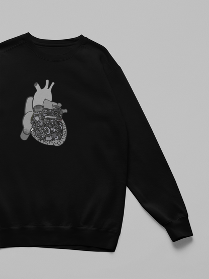 Valves and Ventricles Sweatshirt - Heart Meets Engine