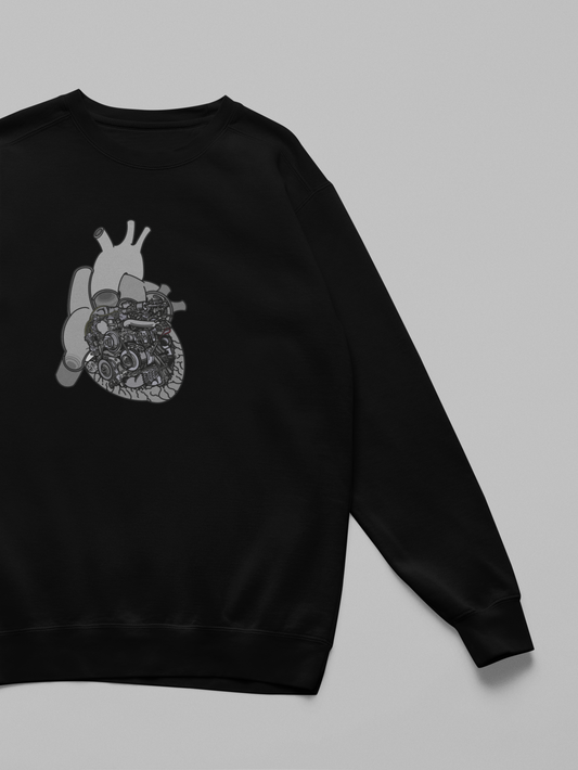 Valves and Ventricles Sweatshirt - Heart Meets Engine
