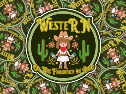 WesteRN - On The Frontier of Care Sticker