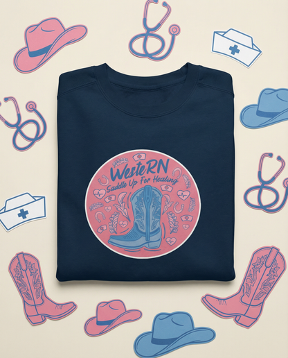 WesteRN Sweatshirt - Saddle Up for Healing