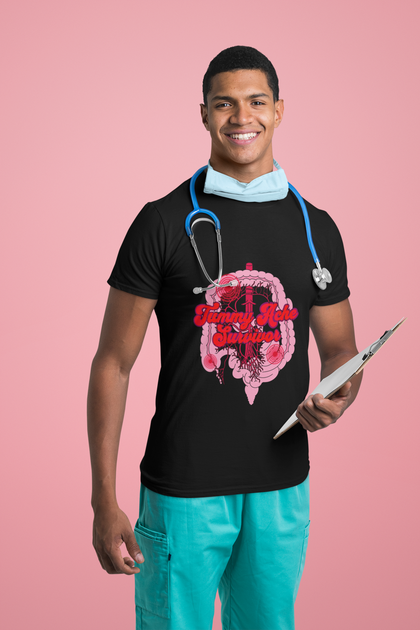 Tummy Ache Survivor Shirt, Gut Health T-Shirt